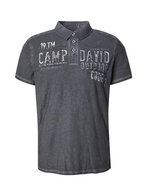 CAMP DAVID Bluser & t-shirts  grå / hvid