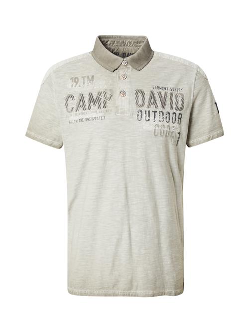 CAMP DAVID Bluser & t-shirts  kit / beige-meleret / mørkegrå / hvid