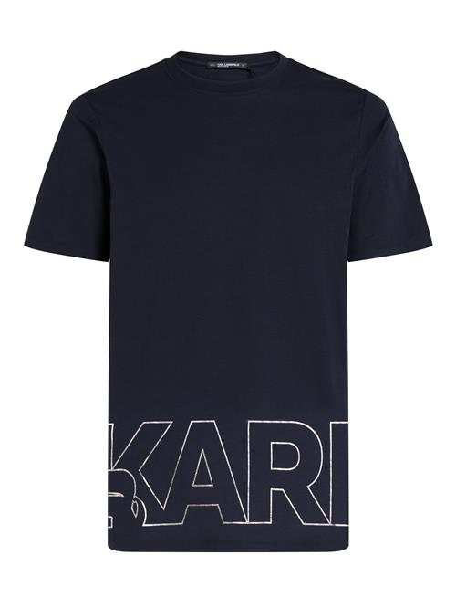 Karl Lagerfeld Bluser & t-shirts  navy / sølv