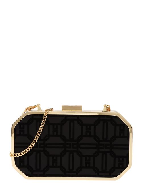 Elisabetta Franchi Clutch  guld / sort / sort-meleret