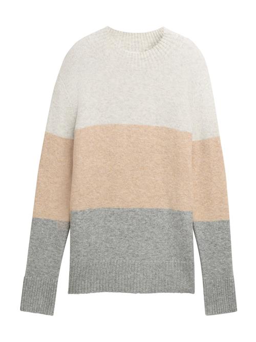 Se TOM TAILOR DENIM Pullover  beige-meleret / grå-meleret / hvid-meleret ved About You