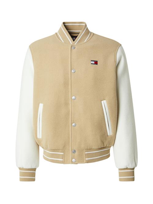 Tommy Jeans Overgangsjakke  beige / hvid