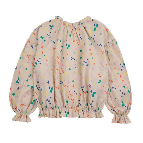 Bobo Choses Glitrer Overalt Vævet Bluse Offwhite | Hvid | 8-9 years