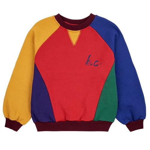 Bobo Choses Color Block Sweatshirt Multicolor | Rød | 8-9 years