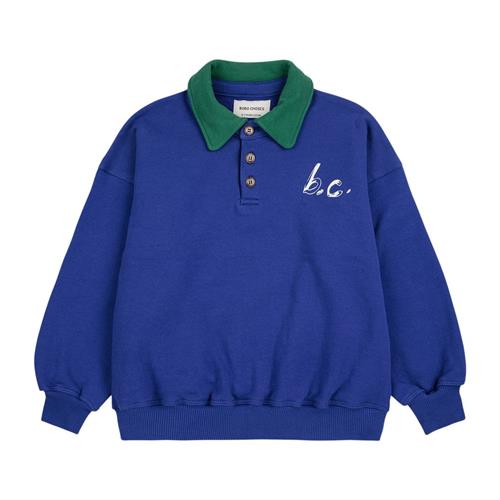 Bobo Choses BC polo sweatshirt BLUE BC Polo Blue | Blå | 6-7 years