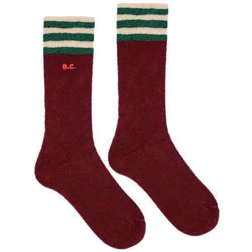 Bobo Choses BC Long socks BURGUNDY RED | Lilla | 26-28 EU