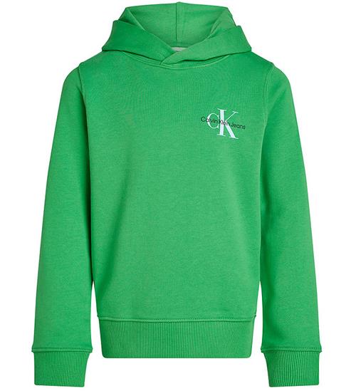 Calvin Klein Hættetrøje - Small Monogram - Vintage Green