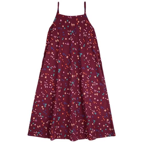 Bobo Choses Sparkles all over strap woven dress BURGUNDY RED Sparkles Tennis Kjole Burgundy Red | Lilla | 6-7 years