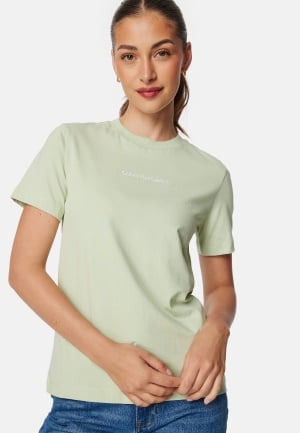 Se Calvin Klein Jeans Institutional Straight Tee Lcl Celadon Green XL ved Bubbleroom