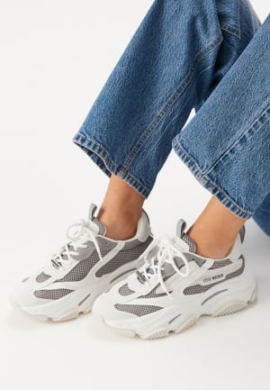 Se Steve Madden Possession-E  sneaker Grey Stone 39 ved Bubbleroom