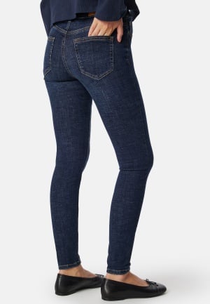 Se VERO MODA Vmflash Mr Skinny Jeans Li3303 Dark Blue Denim XL/32 ved Bubbleroom