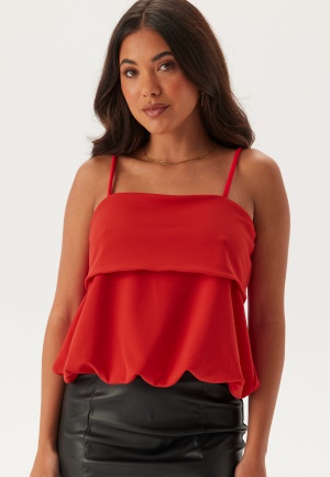 Se BUBBLEROOM Balloon Strap Top Red XL ved Bubbleroom