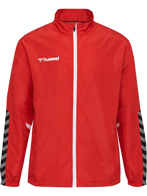 Hummel Sportsjakke 'Authentic'  grå / brandrød / sort / hvid