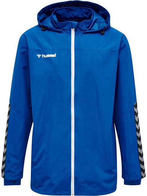 Se Hummel Sportsjakke 'Authentic'  royalblå / røggrå / sort / hvid ved About You