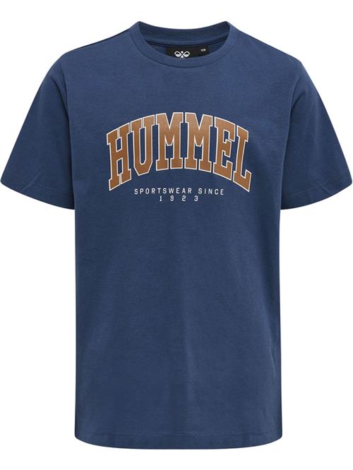 Hummel Shirts  marin / brun / hvid