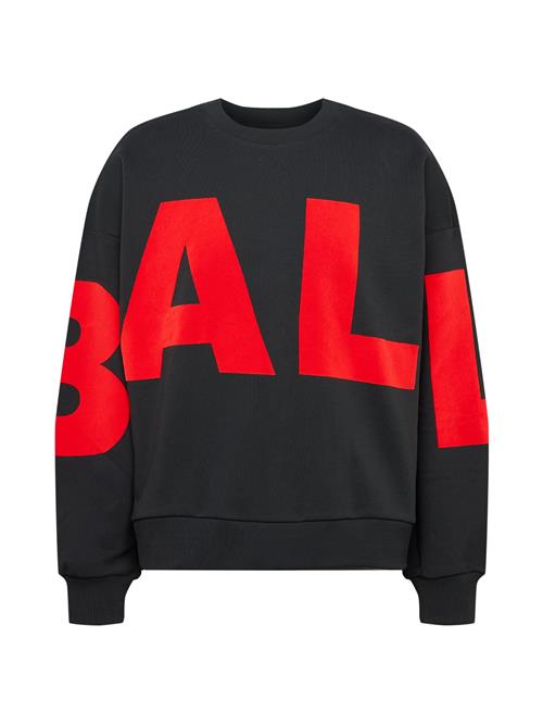 Ball Sweatshirt 'WHAM FLOCK'  lys rød / sort