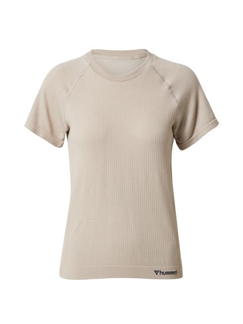 Hummel Funktionsbluse  mudderfarvet / sort