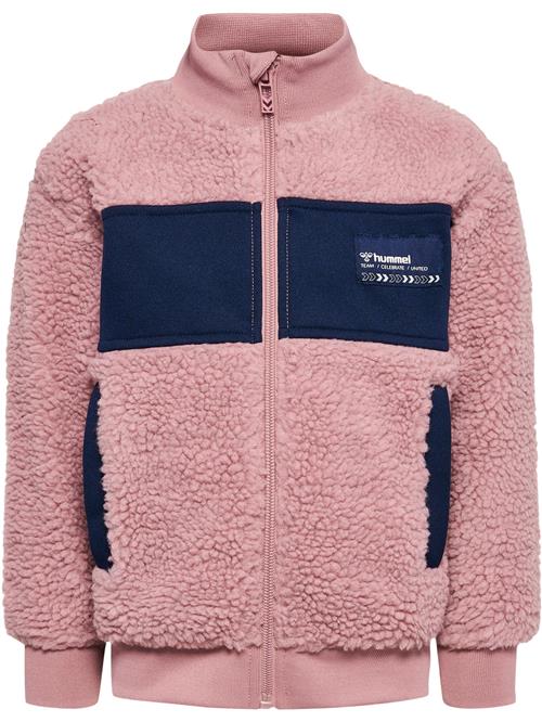 Hummel Fleecejakke  navy / gammelrosa / hvid