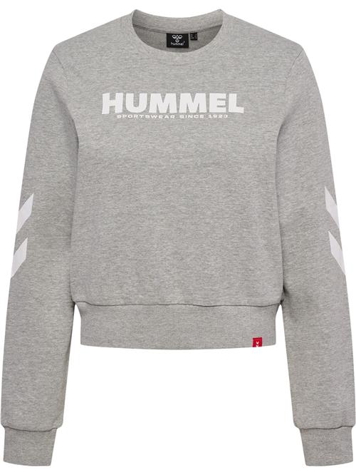 Se Hummel Sportsweatshirt 'Legacy'  grå / hvid ved About You