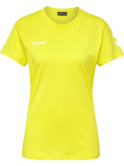 Hummel Funktionsbluse  lemon / hvid