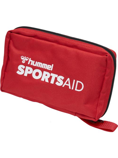 Hummel Sportstaske  mørkerød / hvid