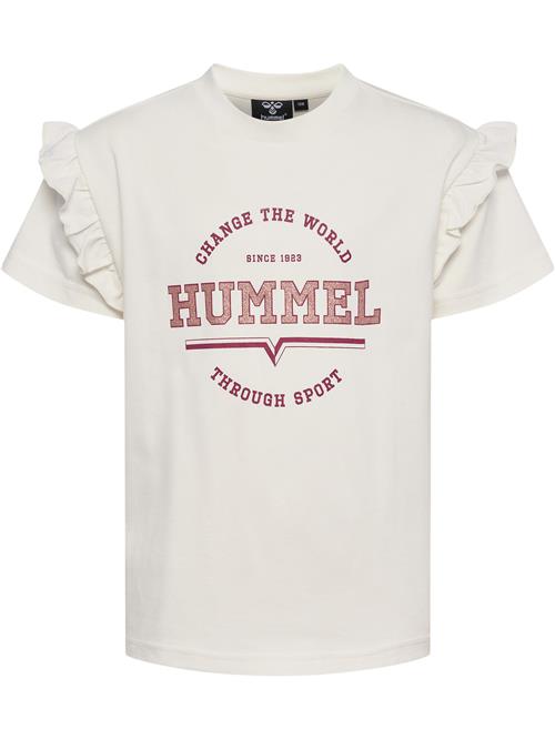 Hummel Bluser & t-shirts 'Violet'  rustrød / offwhite