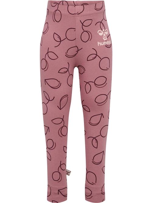 Se Hummel Leggings 'Elvira'  gammelrosa / vinrød / pastelrød / hvid ved About You