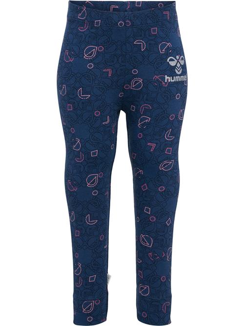 Hummel Leggings 'FIA'  ensian / pink / sort / hvid