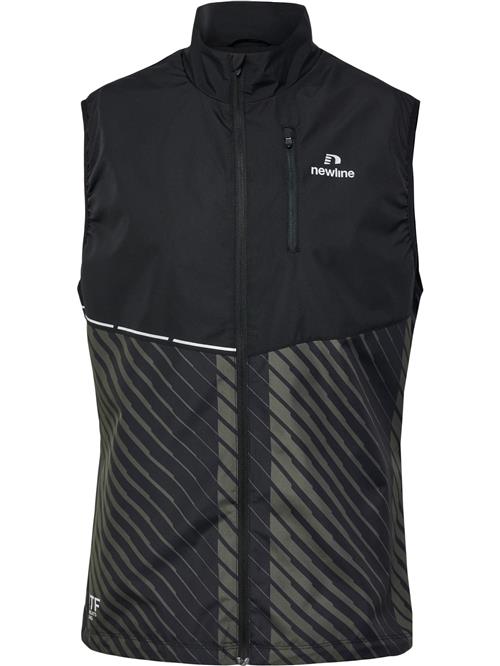 Newline Sportsvest 'PACE GILET'  grøn / sort / hvid