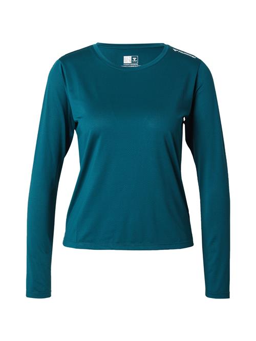 Hummel Funktionsbluse 'MT AURA'  petroleum / hvid