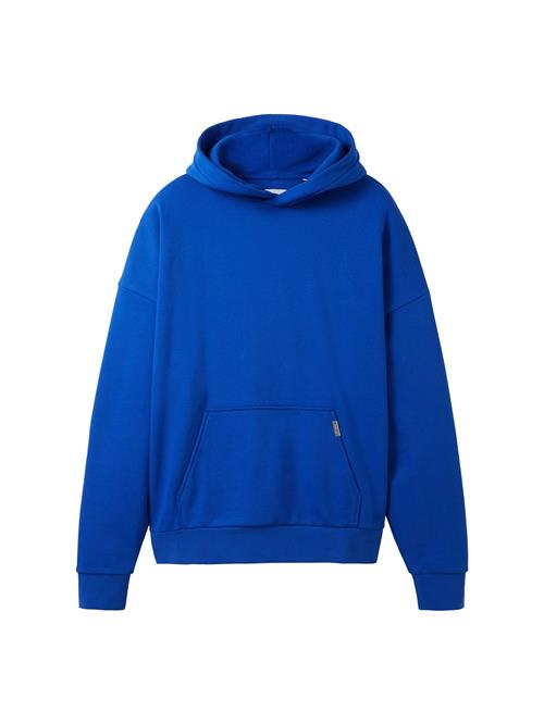 TOM TAILOR DENIM Sweatshirt  royalblå / hvid