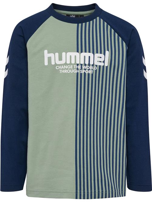 Hummel Shirts  navy / grøn / hvid