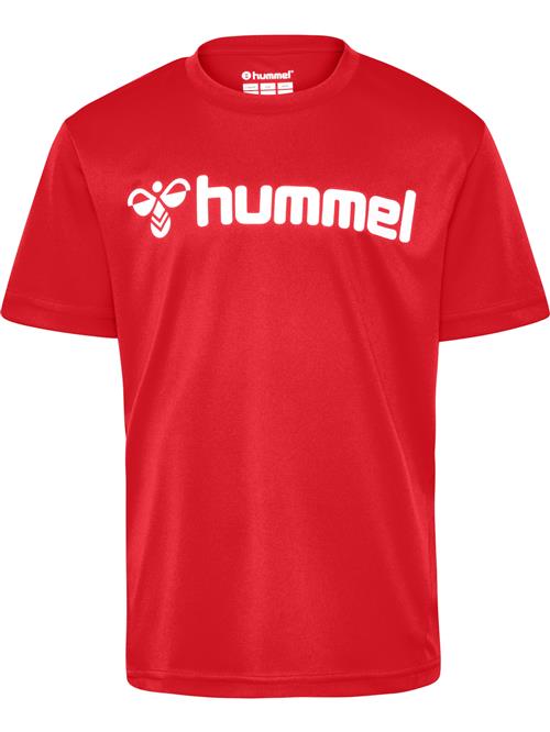 Hummel Funktionsskjorte  cranberry / hvid