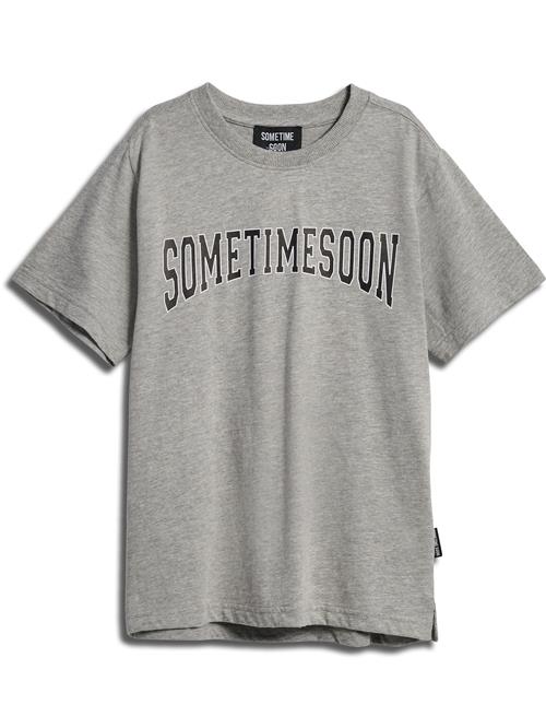 SOMETIME SOON Shirts  lysegrå / sort / hvid