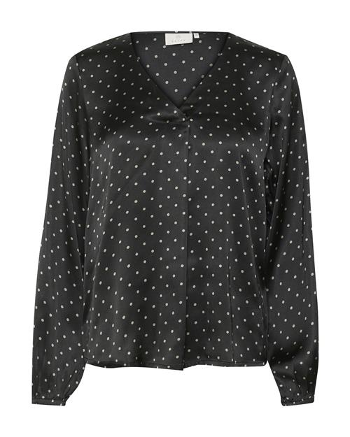 Kaffe Bluse 'Luna'  sort / hvid