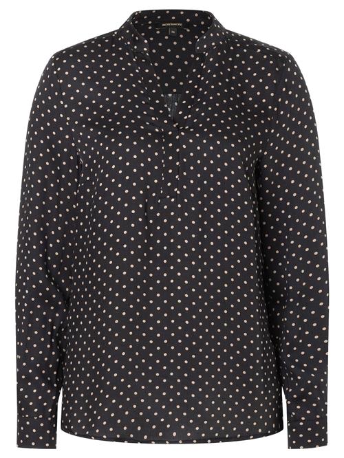 MORE & MORE Bluse  sort / hvid