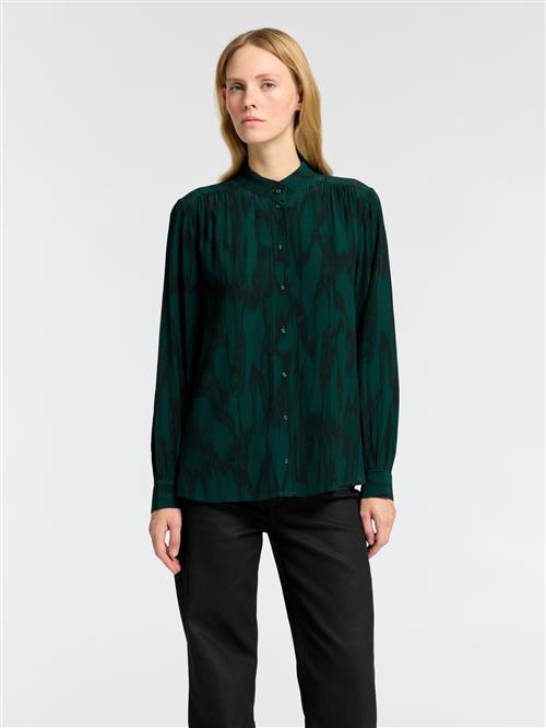 SELECTED FEMME Bluse  grøn / sort