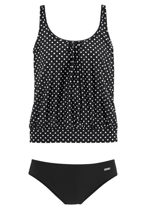 LASCANA Tankini  sort / hvid