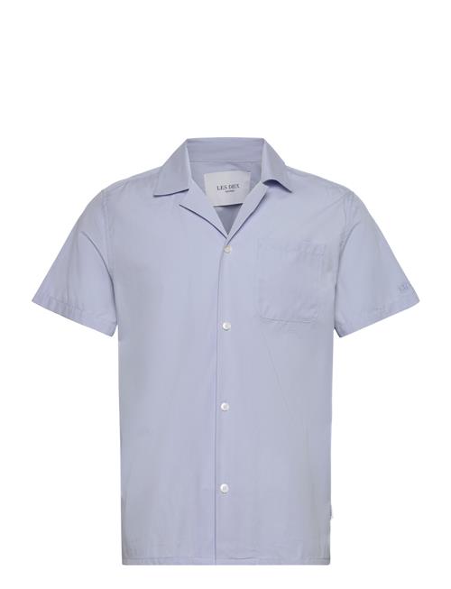 Les Deux Lawson Poplin Ss Shirt Les Deux Blue