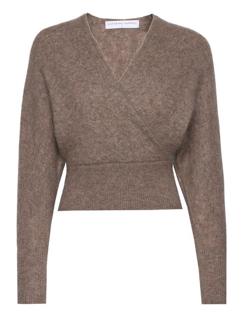 Cathrine Hammel Mohair Cross-Over Sweater Cathrine Hammel Brown