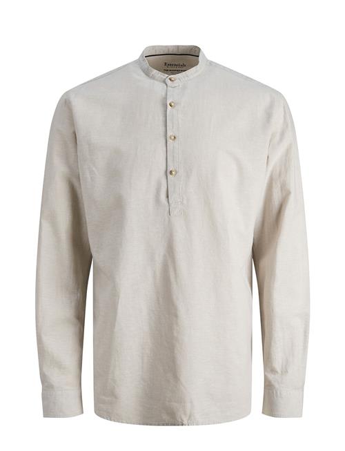 Jack & Jones Jjesummer Tunic Linen Blend Shirt Ls Sn Jack & J S Beige