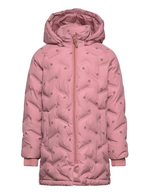 Minymo Jacket Quilted Aop Minymo Pink