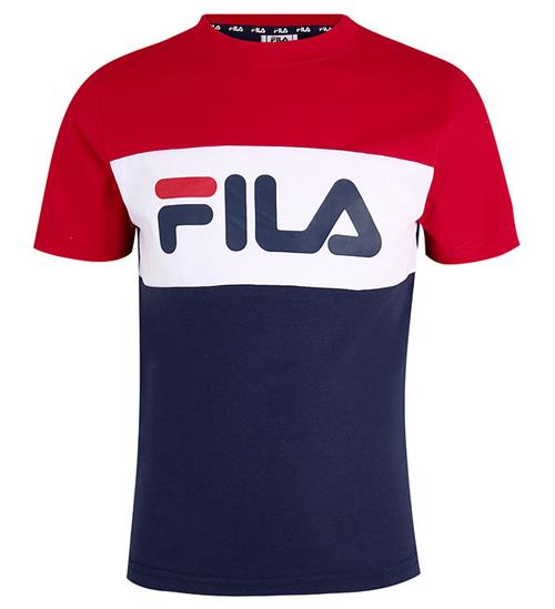 Fila T-shirt - Balimo - Black Iris/True Red/Bright White