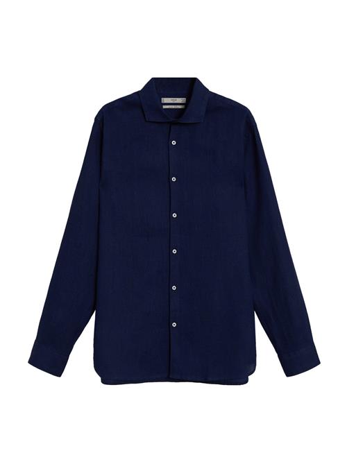 MANGO MAN Skjorte 'Avispe'  navy