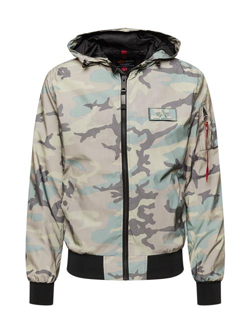 ALPHA INDUSTRIES Overgangsjakke  camel / grå / jade / pastelgrøn