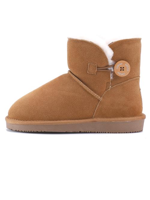 Gooce Snowboots 'Crestone'  cognac / hvid