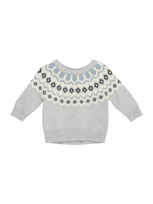 GAP Pullover 'FAIRISLE'  opal / grå-meleret / gran / uldhvid