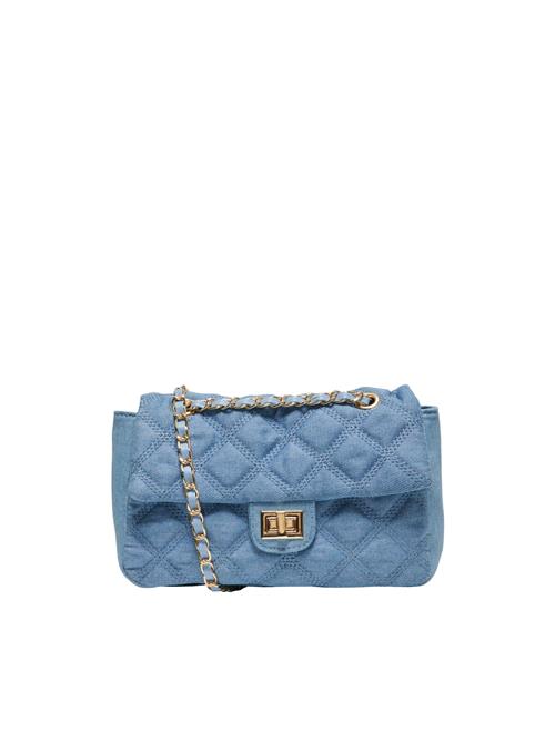 ONLY Skuldertaske 'Florence'  blue denim / guld