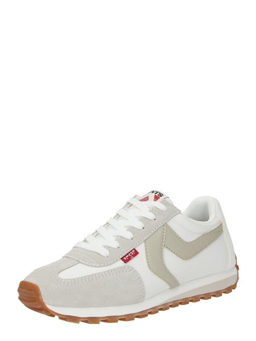 LEVI'S ® Sneaker low 'STRYDER RED TAB'  greige / carminrød / hvid