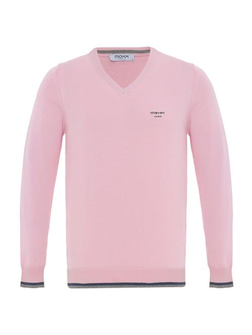 Moxx Paris Pullover 'Maxime'  lysegrå / lys pink / sort